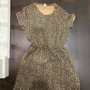 Old Navy Cheetah print cotton dress